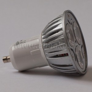 LED žárovka GU10 3W day light power led