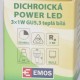 LED žárovka MR16 3W warm white power led