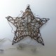 Vánoční hvězda - 10 LED, 1W, 25 cm, teplá bílá