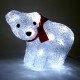 Vánoční dekorace medvěd - 16 LED, 1W, denní bílá