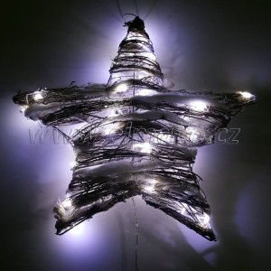 EMOS Vánoční hvězda - 30 LED, 3W, denní bílá