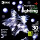 EMOS Vánoční hvězda - 30 LED, 3W, denní bílá