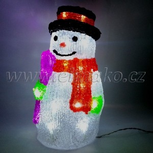EMOS Vánoční osvětlení sněhulák - 30 LED, 2W, denní bílá  !Poštovné zdarma!